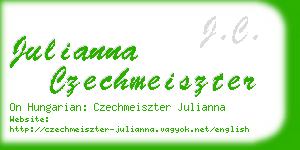 julianna czechmeiszter business card